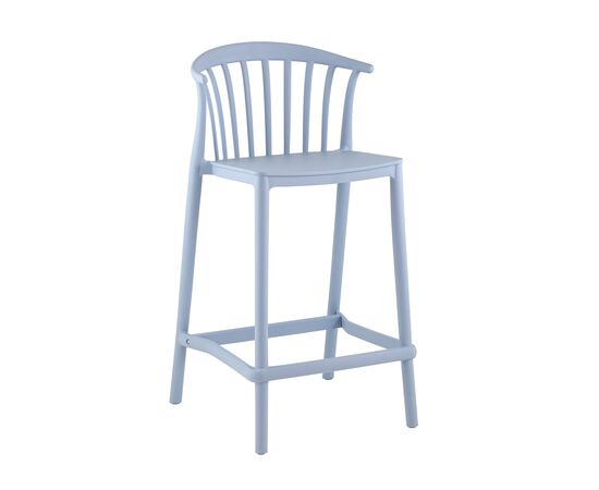 Стул полубарный Campo пластик голубой, изображение 9 | Интернет магазин мебели и декора LifeDekor