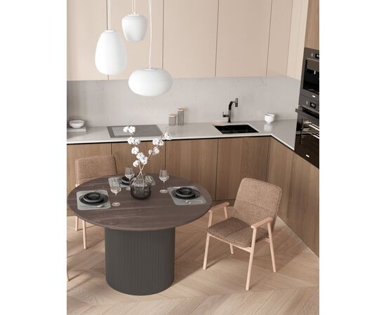 Стул обеденный Philo коричневый, изображение 14 | Интернет магазин мебели и декора LifeDekor