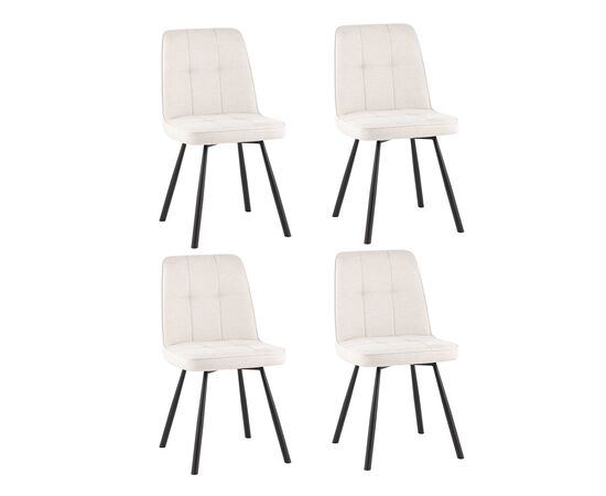 Стул Trell кремовый 4 шт. | Интернет магазин мебели и декора LifeDekor
