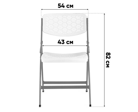 Стул складной банкетный COMB черный, изображение 9 | Интернет магазин мебели и декора LifeDekor