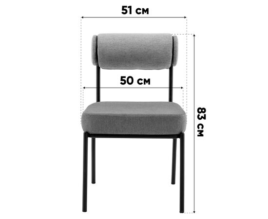 Стул обеденный Ponpoun зелёный, изображение 10 | Интернет магазин мебели и декора LifeDekor