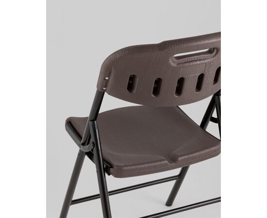 Стул складной банкетный коричневый под дерево, изображение 9 | Интернет магазин мебели и декора LifeDekor