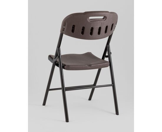 Стул складной банкетный коричневый под дерево, изображение 8 | Интернет магазин мебели и декора LifeDekor