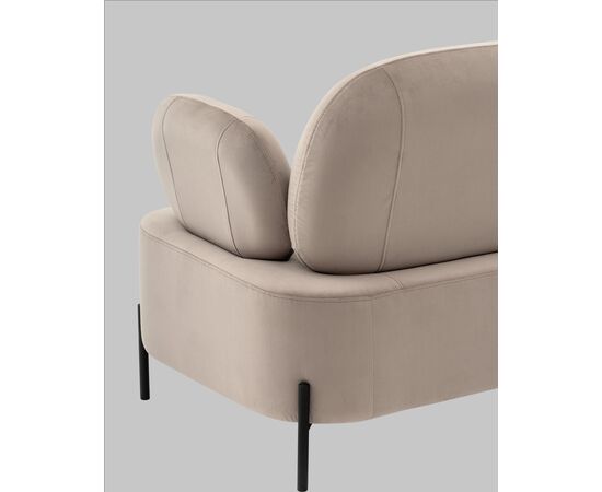 Диван Кэнди велюр светло-серый, изображение 6 | Интернет магазин мебели и декора LifeDekor