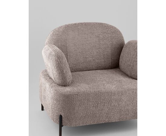 Кресло Кэнди ткань букле капучино, изображение 10 | Интернет магазин мебели и декора LifeDekor