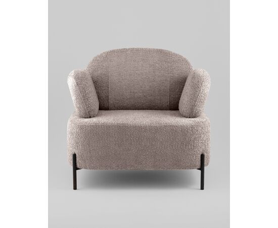 Кресло Кэнди ткань букле капучино, изображение 5 | Интернет магазин мебели и декора LifeDekor