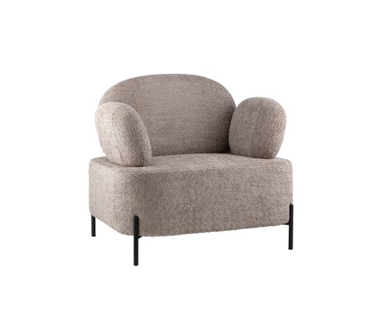 Кресло Кэнди ткань букле капучино | Интернет магазин мебели и декора LifeDekor