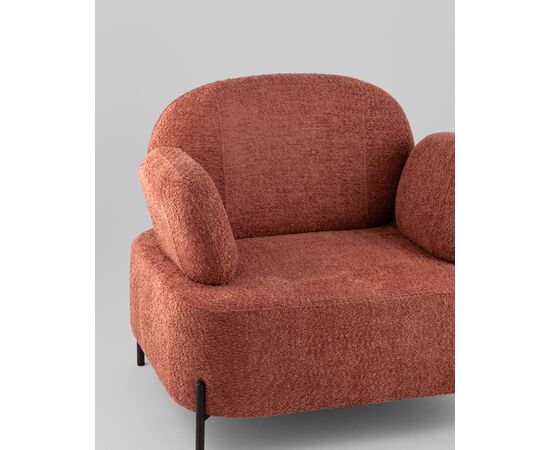 Кресло Кэнди ткань букле коралловый, изображение 10 | Интернет магазин мебели и декора LifeDekor