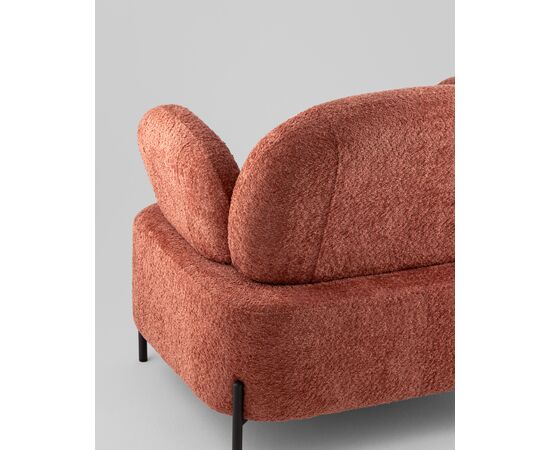 Кресло Кэнди ткань букле коралловый, изображение 9 | Интернет магазин мебели и декора LifeDekor