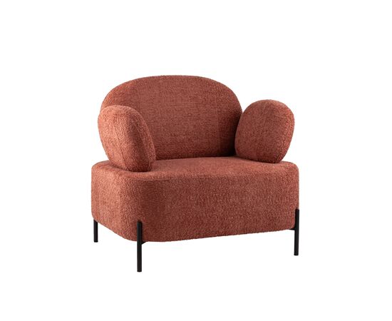 Кресло Кэнди ткань букле коралловый | Интернет магазин мебели и декора LifeDekor