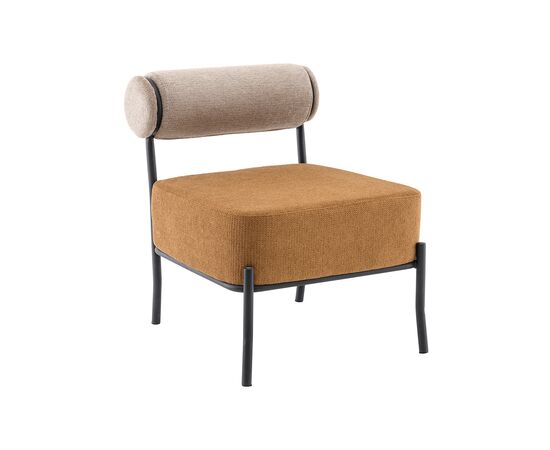 Кресло Ponpoun бежевый терракотовый | Интернет магазин мебели и декора LifeDekor