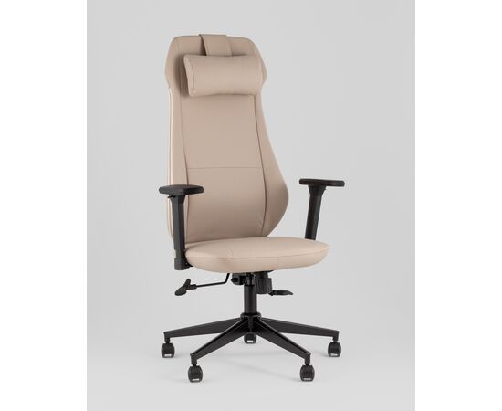 Кресло руководителя TopChairs Trophey бежевый, изображение 2 | Интернет магазин мебели и декора LifeDekor