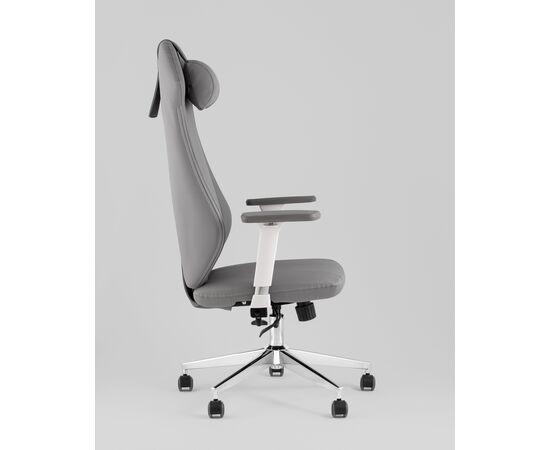 Кресло руководителя TopChairs Trophey серый, изображение 6 | Интернет магазин мебели и декора LifeDekor