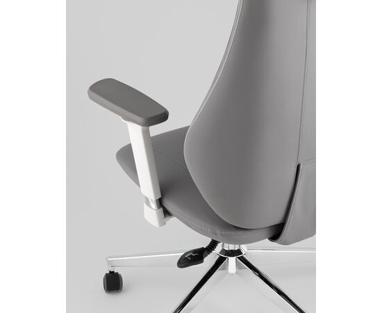 Кресло руководителя TopChairs Trophey серый, изображение 9 | Интернет магазин мебели и декора LifeDekor