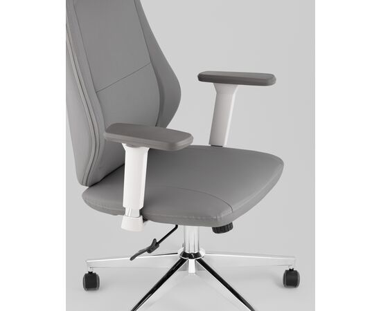 Кресло руководителя TopChairs Trophey серый, изображение 10 | Интернет магазин мебели и декора LifeDekor