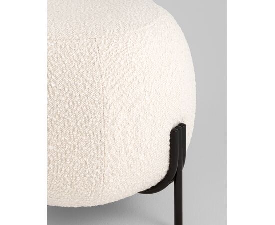 Пуф Флик new  ткань букле молочный, изображение 5 | Интернет магазин мебели и декора LifeDekor