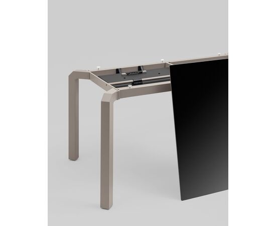 Стол обеденный Varden раскладной 160-220*90 см керамика серый, изображение 5 | Интернет магазин мебели и декора LifeDekor