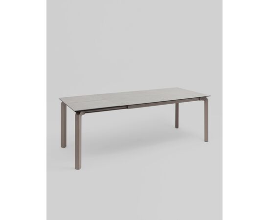 Стол обеденный Varden раскладной 160-220*90 см керамика серый, изображение 4 | Интернет магазин мебели и декора LifeDekor