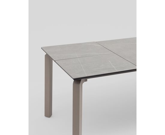 Стол обеденный Varden раскладной 180-240*90 см керамика темно-серый, изображение 7 | Интернет магазин мебели и декора LifeDekor