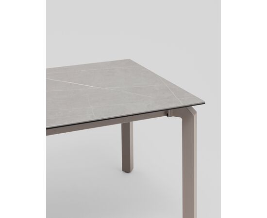 Стол обеденный Varden раскладной 180-240*90 см керамика темно-серый, изображение 8 | Интернет магазин мебели и декора LifeDekor