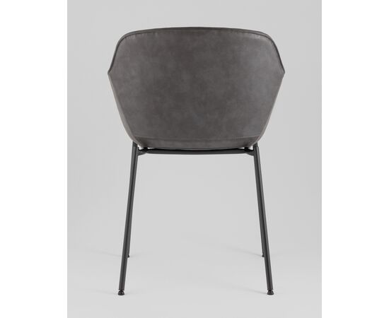 Стул Ashby экокожа серый сиденье, изображение 5 | Интернет магазин мебели и декора LifeDekor