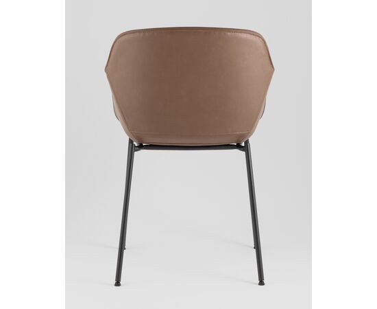 Стул Ashby экокожа светло-коричневый сиденье, изображение 7 | Интернет магазин мебели и декора LifeDekor