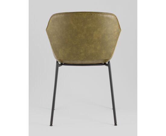 Стул Ashby экокожа зелёный, изображение 5 | Интернет магазин мебели и декора LifeDekor