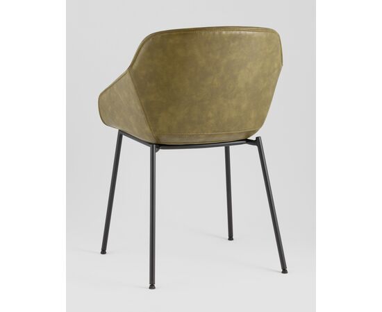 Стул Ashby экокожа зелёный, изображение 6 | Интернет магазин мебели и декора LifeDekor