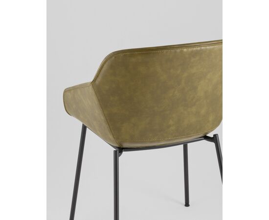 Стул Ashby экокожа зелёный, изображение 7 | Интернет магазин мебели и декора LifeDekor