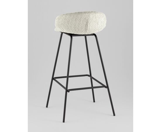 Стул барный Nita букле мятный, изображение 6 | Интернет магазин мебели и декора LifeDekor