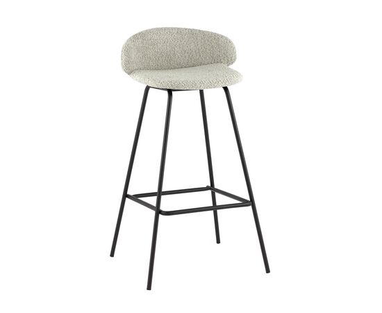 Стул барный Nita букле мятный | Интернет магазин мебели и декора LifeDekor