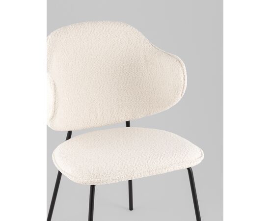 Стул Bellamy букле молочный, изображение 8 | Интернет магазин мебели и декора LifeDekor