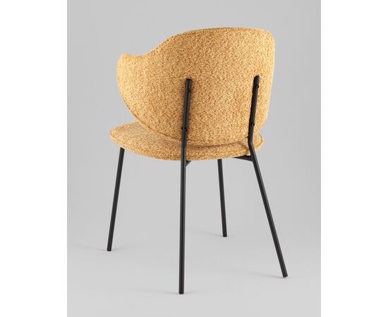 Стул Bellamy букле охра, изображение 6 | Интернет магазин мебели и декора LifeDekor