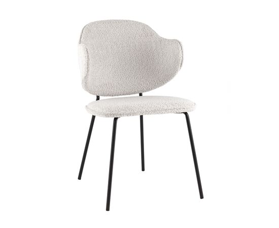 Стул Bellamy букле светло-серый | Интернет магазин мебели и декора LifeDekor