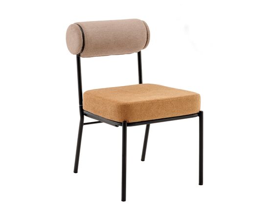 Стул обеденный Ponpoun бежевый терракотовый | Интернет магазин мебели и декора LifeDekor