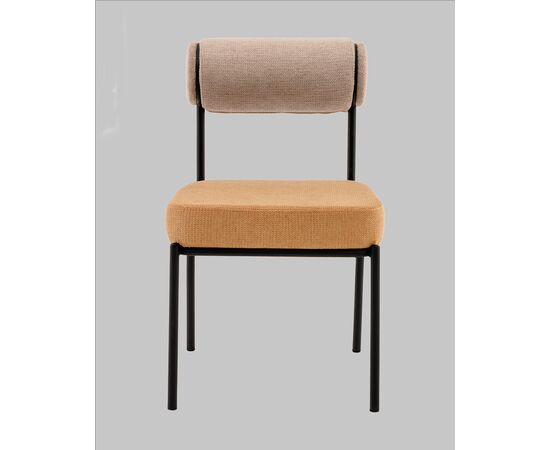 Стул обеденный Ponpoun бежевый терракотовый, изображение 5 | Интернет магазин мебели и декора LifeDekor