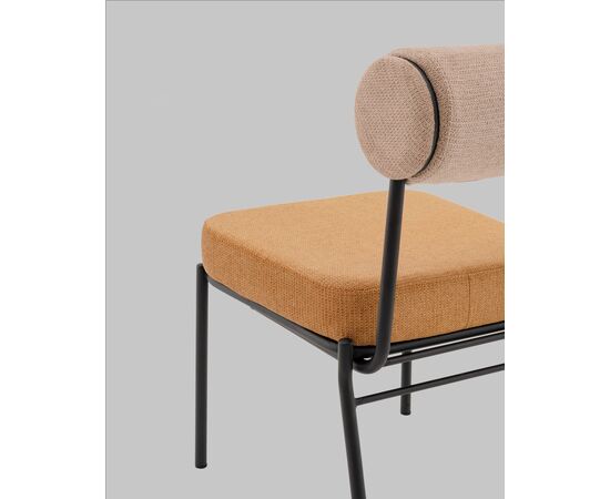 Стул обеденный Ponpoun бежевый терракотовый, изображение 10 | Интернет магазин мебели и декора LifeDekor