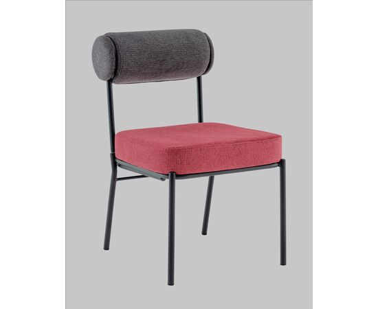 Стул обеденный Ponpoun тёмно-серый бордо, изображение 2 | Интернет магазин мебели и декора LifeDekor