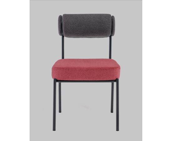 Стул обеденный Ponpoun тёмно-серый бордо, изображение 5 | Интернет магазин мебели и декора LifeDekor