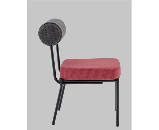 Стул обеденный Ponpoun тёмно-серый бордо, изображение 6 | Интернет магазин мебели и декора LifeDekor