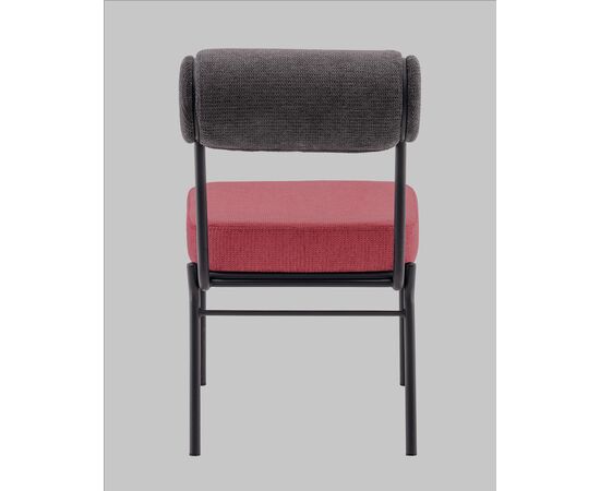 Стул обеденный Ponpoun тёмно-серый бордо, изображение 7 | Интернет магазин мебели и декора LifeDekor