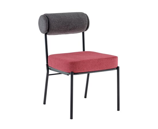 Стул обеденный Ponpoun тёмно-серый бордо | Интернет магазин мебели и декора LifeDekor