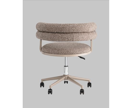 Стул офисный Ponty светло-коричневый бежевые ножки, изображение 7 | Интернет магазин мебели и декора LifeDekor