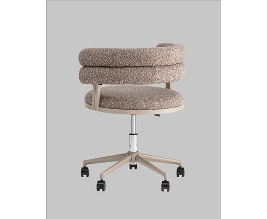 Стул офисный Ponty светло-коричневый бежевые ножки, изображение 8 | Интернет магазин мебели и декора LifeDekor