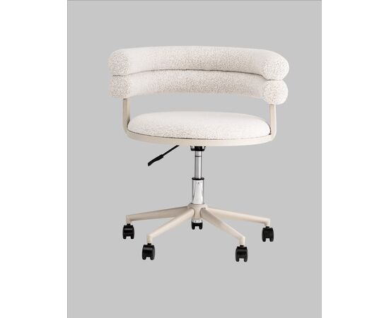 Стул офисный Ponty светло-серый серые ножки, изображение 7 | Интернет магазин мебели и декора LifeDekor