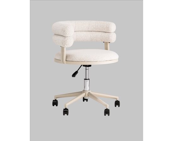 Стул офисный Ponty светло-серый серые ножки, изображение 2 | Интернет магазин мебели и декора LifeDekor