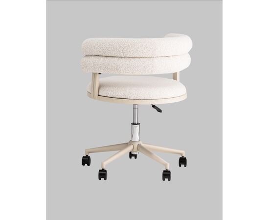 Стул офисный Ponty светло-серый серые ножки, изображение 10 | Интернет магазин мебели и декора LifeDekor