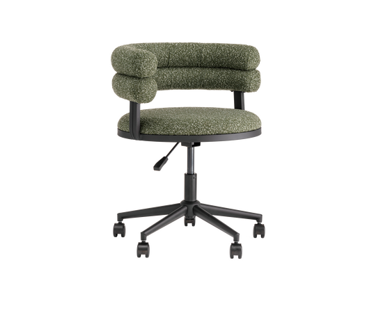 Стул офисный Ponty зелёный чёрные ножки | Интернет магазин мебели и декора LifeDekor