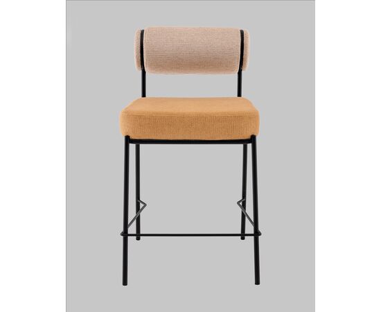 Стул полубарный Ponpoun бежевый терракотовый, изображение 3 | Интернет магазин мебели и декора LifeDekor