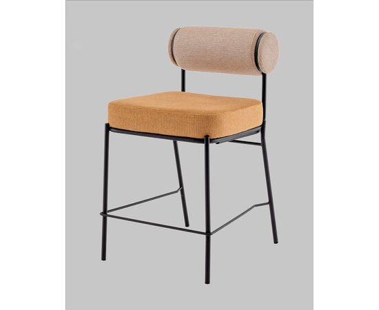 Стул полубарный Ponpoun бежевый терракотовый, изображение 6 | Интернет магазин мебели и декора LifeDekor